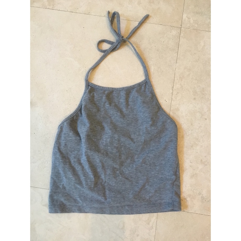 Brandy Melville Gray Halter